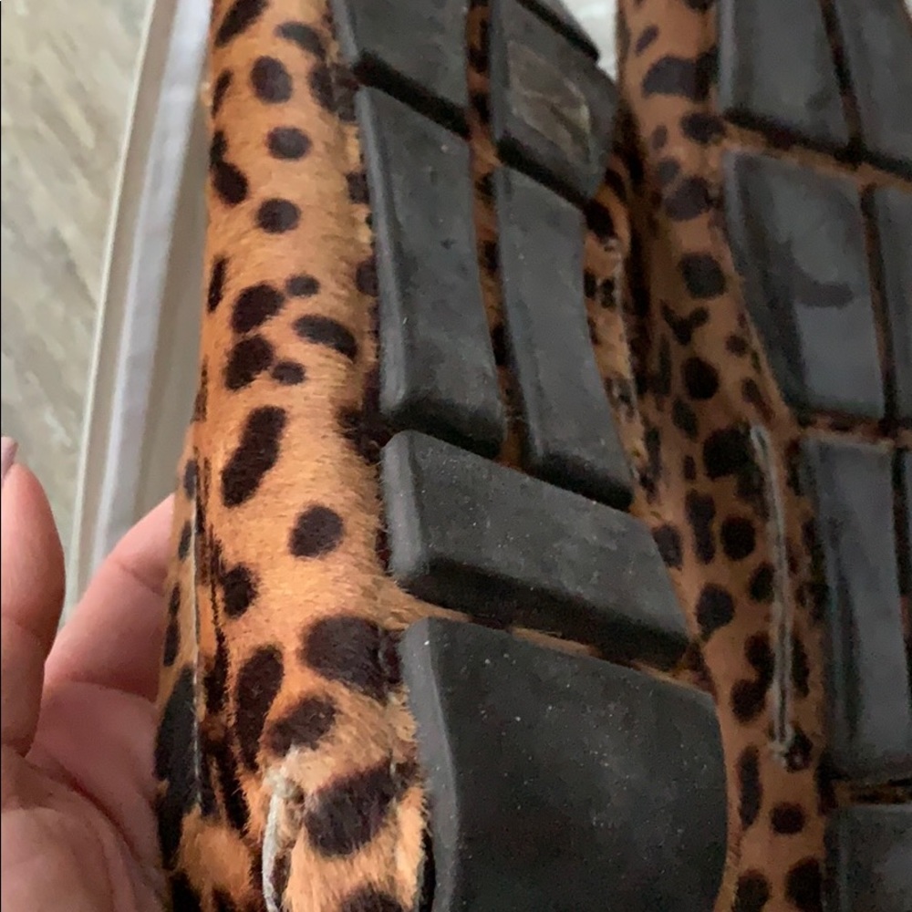 🧡🖤 Prada Moccasin Pony Hair Flats 🧡🖤 - Picture 8 of 13